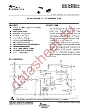 UCC3817AN datasheet  